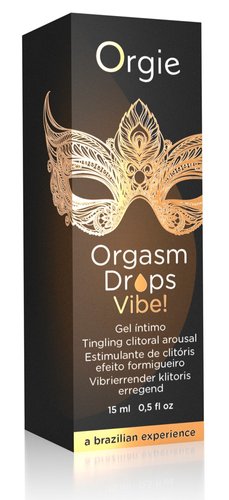 Жидкий вибратор в форме капель Orgasm Drops Vibe! фото 1